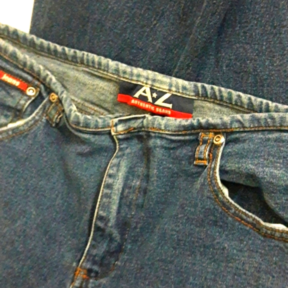 VTG 90s Low Rise Jeans Fit And Flare 5-Pocket Zip Velcro Fly Medium Wash, Jrs 11
